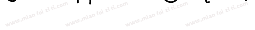GO pus High Resolution Roman字体转换